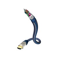 IN-AKUSTIK PREMIUM BLUE HDMI  HDMI HS+Ethernet (5m)  sujungimo kabelis  